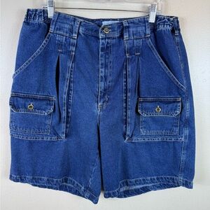 King Size Cargo Denim Shorts Mens Size Large Casual Summer Work Outdoor